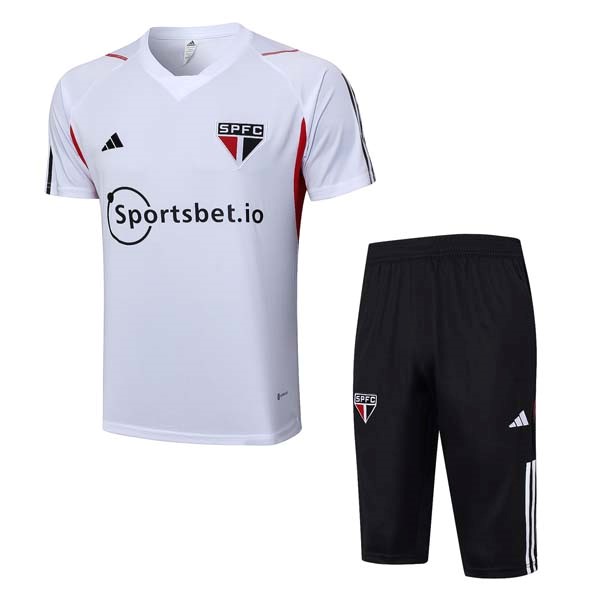 Maillot Entrainement Sao Paulo Ensemble Complet 2023-24 Blanc 2